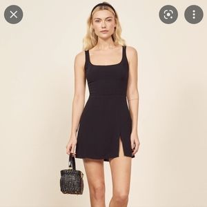 Reformation Noha Dress Black Size 0